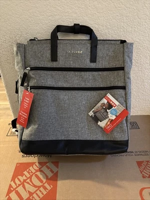  Baby Skip Hop Trio Convertible Diaper  Bag Heathered Gray #9626C - Image 1 of 4