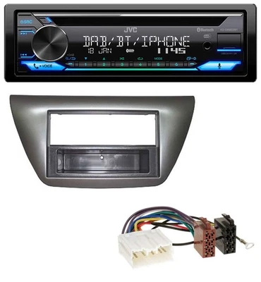 JVC Bluetooth MP3 USB DAB CD Autoradio für Mitsubishi Lancer Evo 2004-2008 - Bild 1 von 4