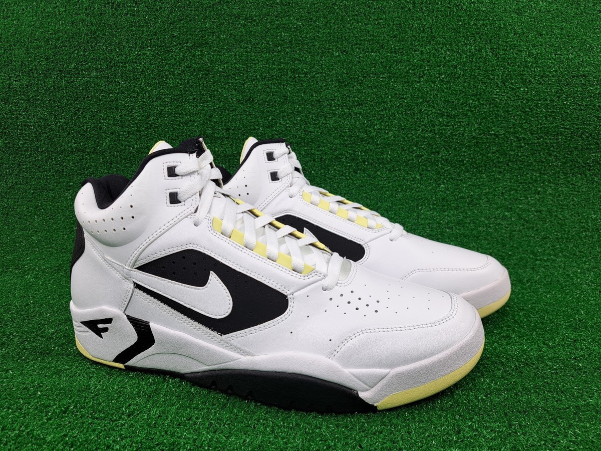 Nike Air Flight Lite Mid White Black Lemon for Sale Nike Air Flight Lite Mid White Black Lemon for Sale
