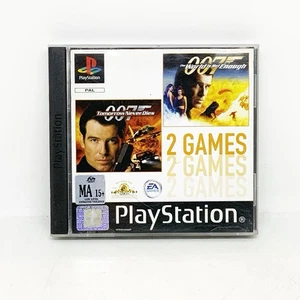 2 in 1 Games 007 Tomorrow Never Dies & The World Is Not Enough - Playstation 1 - Foto 1 di 4