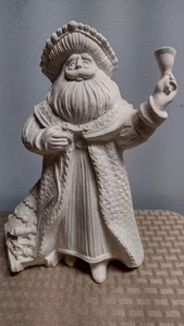 Alter Welt Weihnachtsmann, Nikolaus, MALFERTIG Keramik Biskuit Figur, UNBENUTZT - Bild 1 von 17