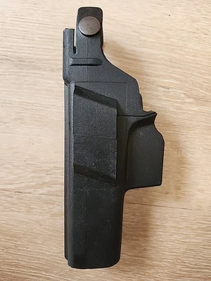 格洛克皮套45黑色聚合物战术枪套适用于带皮带夹的手枪 — 第 1/4 张图片