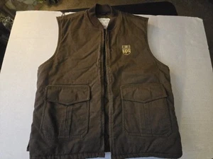 G.A. Rivers Style 1861 UPS Work vest Uniform Vest Size Large Read Description - Picture 1 of 18