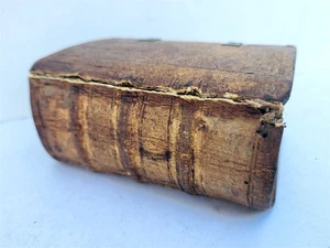 1550 BIBLE in LATIN by ERASMUS antique RARE ZURICH pocket size NEW TESTAMENT - Picture 1 of 10
