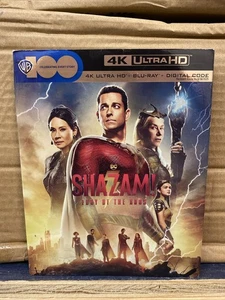 Shazam! Fury of the Gods (4K UHD + Blu-ray + Slipcover) New & Sealed! - Picture 1 of 1