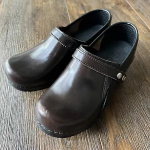 Sanita Cori Druckknoppfriemen Clogs braun professionelle Arbeitsschuhe Damen Größe 36 - Bild 1 von 9