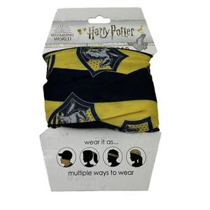 Harry Potter Hufflepuff Hair and Face Wraps - Bandanna - Headband - Scarf - Picture 1 of 3