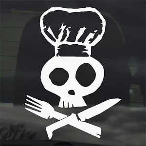 Pirate Chef Cook Vinyl Sticker Decal for Car Window Laptop & More - Picture 1 of 3