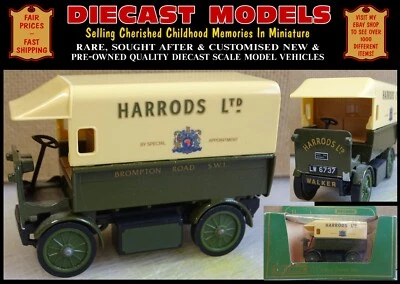 1919 HARRODS WALKER ELECTRIC VAN; UK MADE LESNEY YESTERYEAR Y-29 DIECAST MODEL - Image 1 of 4
