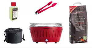 LotusGrill XL Starter-Set XL Grill Feuerrot mit USB-Anschluß - Bild 1 von 8