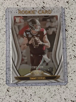 2020 Panini Certified Mirror /399 Tommy Stevens RC Rookie #191 - Image 1 of 2