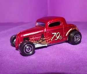 Matchbox '33 Ford Coupe opaco bordeaux MUD RACER MOLTO BELLO - Foto 1 di 5