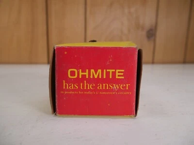 Ohmite RJS50R все керамический реостат модель J, 50 Вт 50 Ом 50 Вт новый - Изображение 1 из 4