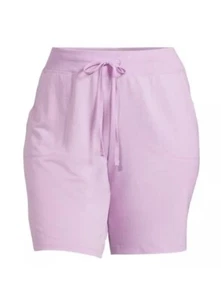 Athletic Works Women's Lavender Purple 9" Bermuda Shorts Size XXXL (22) NWT - Picture 1 of 11