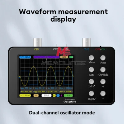 Digital Oscilloscope 10MHz Bandwidth Dual Channel Oscilloscope Signal Generator - Image 1 of 4