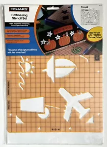 Fiskars Set di Stencil per Goffratura - Viaggio 4013 NUOVO - Foto 1 di 1