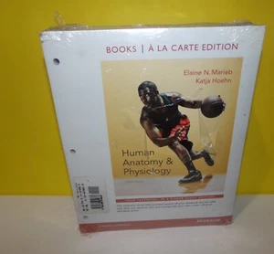 Human Anatomy & Physiology 10th Ed Marieb, Loose Leaf NEW SEALED w/ Lab Manual - Picture 1 of 4