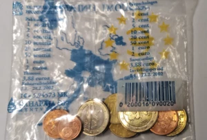 Finnland * Euro STARTER - KIT * 2002 * 8 Münzen * Zustand UNC * Original TASCHE * - Bild 1 von 4