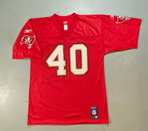 Tampa Bay Buccaneers Mike Alstott #40 Red Reebok NFL Jersey Size Medium Vintage