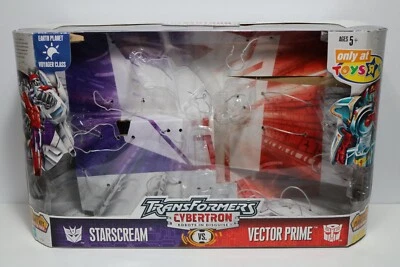BOX ONLY Transformers Cybertron STARSCREAM vs VECTOR PRIME 2-PACK Hasbro 2005 - Image 1 of 4