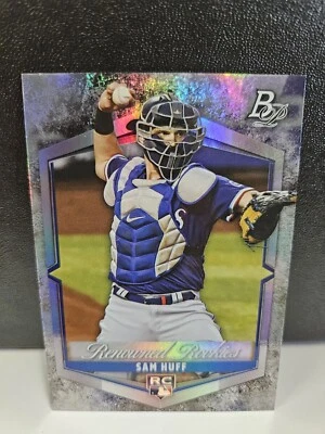 2021 Bowman Platinum Renowned Rookies #RR-15 Sam Huff Texas Rangers - Image 1 of 4