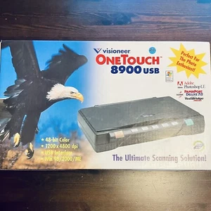 Visioneer OneTouch USB 8900 Flatbed Scanner for Windows PC UNTESTED - Picture 1 of 4