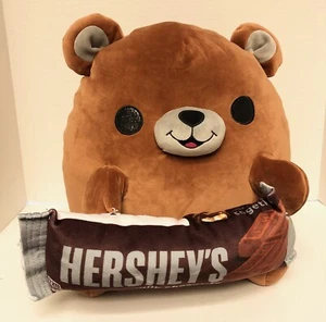 Oso de peluche ZURU Snackles HERSHEY'S 15" felpa blanda barra de chocolate marrón J9 - Imagen 1 de 2