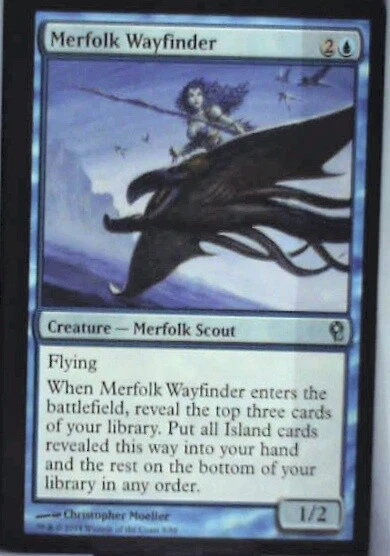 Merfolk Wayfinder - Duel Decks: Jace vs. Vraska: #9, Magic: The Gathering Nm R27 - Image 1 of 1