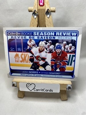 2021-22 O-Pee-Chee Hockey - JOSH NORRIS - Rookie Season Review SP #546 - Image 1 of 4