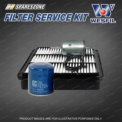 Oil Air Fuel Filter Service Kit for Holden Colorado RC Rodeo RA 2.4L 4Cyl Petrol - image 1 of 2