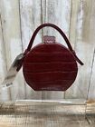 Style & co. Travel Jewelry Box, Small Red Croc W/snap Closer NEW W/tags