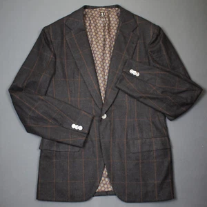 RUBINACCI LH Maßgeschneiderter Kaschmir Sport Mantel Gr. ~IT 48 / M / Medium Jacke Blazer - Bild 1 von 17