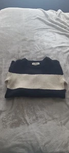 Atmosphere black & cream stripped jumper - Picture 1 of 5