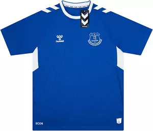 EVERTON 2022/23 HOME (EU 3XL,2XL,XL,L,M) BLUE HUMMEL S/SLV SOCCER SHIRT FOOTBALL - Picture 1 of 13