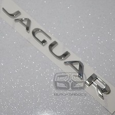JAGUAR CHROME BOOT LID LETTERING WORD EMBLEM LOGO BADGE F X S TYPE XF XJ PART 