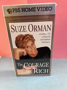Vintage 1999 Suze Orman The Courage To Be Rich VHS Sealed NEW - Picture 1 of 3