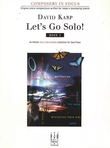 Let's Go Solo Book 1 Early Intermediate Piano Solos Karp Harp Etude Butterflies - Picture 1 of 6