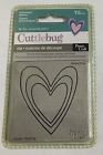 Provo Craft Cuttlebug Cutting Die Concentric Hearts Design