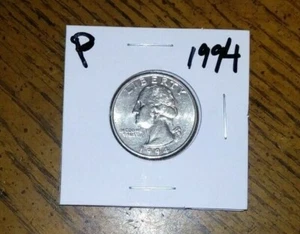 1994 - P Mint - Washington Quarter + lanciamonete protettivo! - Foto 1 di 2