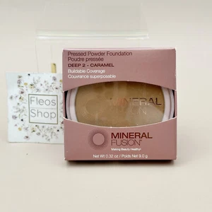 Mineral Fusion Pressed Powder Foundation Deep 2 Caramel - 100% Authentic - Picture 1 of 3