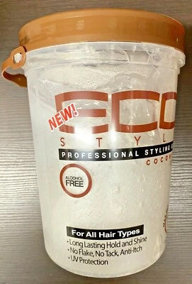 Eco Professional Styling Gel Coconut Oil Alcohol Free Max Hold 2.35 Liter / 5 Lb - Image 1 of 4