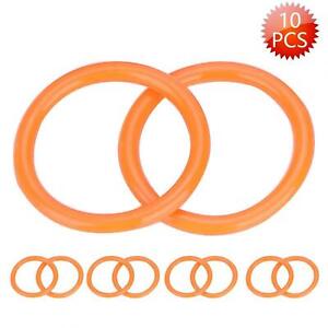 10pcs High Strength 90 DURO Polyurethane O‑rings For Paintball CO2 Tank(Orange)