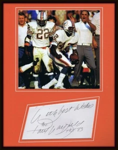 Paul Warfield Signed Framed 11x14 Photo Display JSA Dolphins - Picture 1 of 2