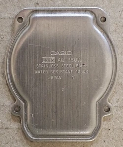 Casio 2315 AQ-150W Tapa case back cover stainless steel Japan - Bild 1 von 2
