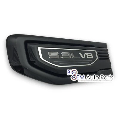 GMC Sierra 1500 19-25 5,3 L V8 Driver Guardabarros Ventilación Negro Brillante Emblema GM 84431310 Foto 1 de 4