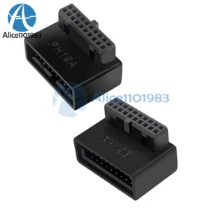 USB 3.0 90 Degree Adapter 19Pin/20Pin Angle Power Adapter Board For Motherboard - Picture 1 of 16