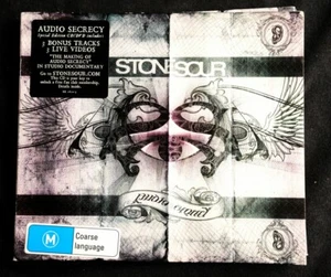 Stone Sour – Audio Secrecy - Limited Edition CD + DVD Digipak - Discs Mint / NM - Picture 1 of 2