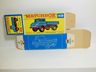 Matchbox Regular # 49 Unimog Original CAJA - STOCK ANTIGUO TIENDA Foto 1 de 2