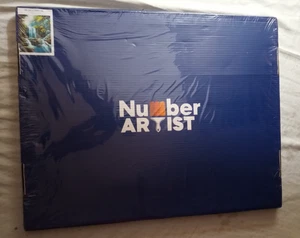 Zahlen Künstler Malen nach Zahlen Wald Wasserfälle 40-50-LZ8907-bk, 20,5"x16" - Bild 1 von 3