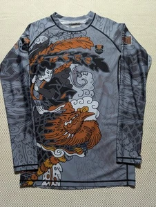 Half Sumo 2020 AOP Japanese Samurai Dragon Tattoo Limited Edition Rash Guard XL - Bild 1 von 6